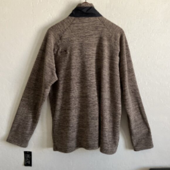 NEW MT Mountaineering Jacket Mens L Brown Fleece Full Zip Pockets Outdoor Hiking - Picture 4 of 12